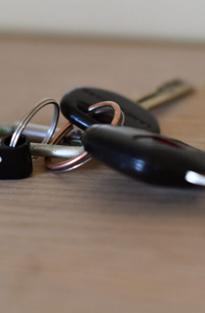 National 4x4 Club Black Bottle Opener Keychain
